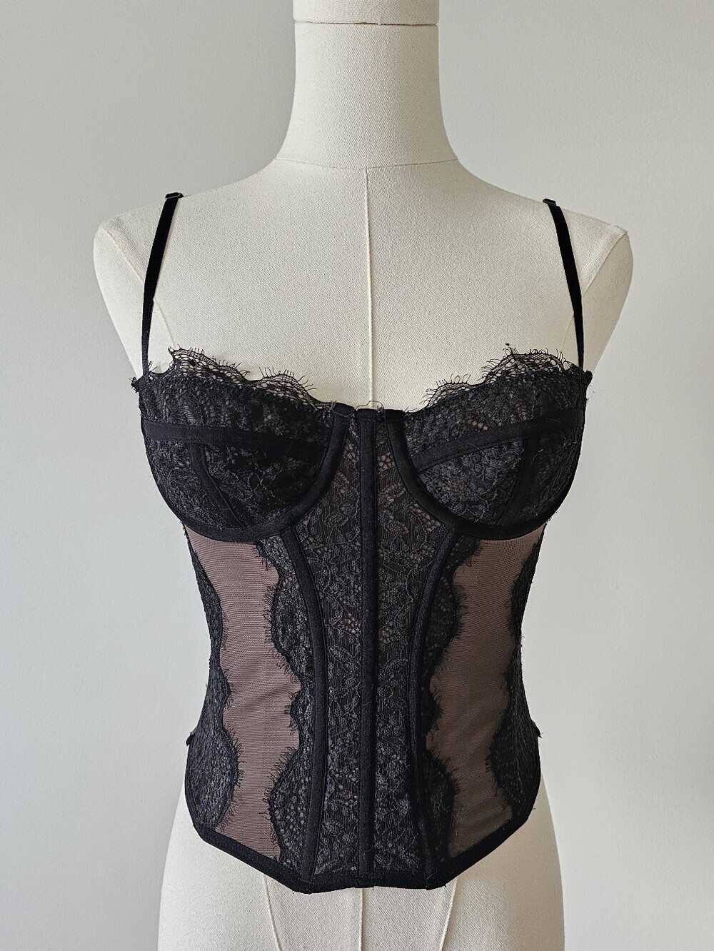 Urban Outfitters S Out from under modern love corset black lace